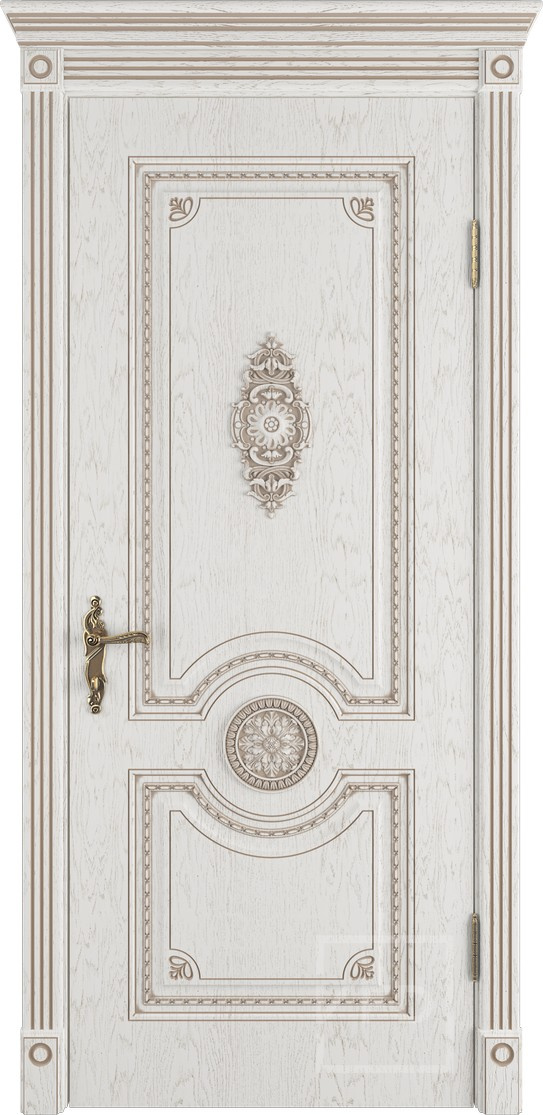ВФД Межкомнатная дверь Greta патина, арт. 10304 - фото №1