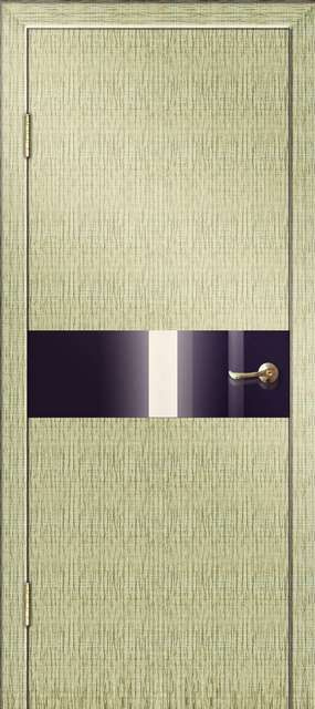 Дверная Линия Межкомнатная дверь 501 Черный и Белый, арт. 1194 - фото №2