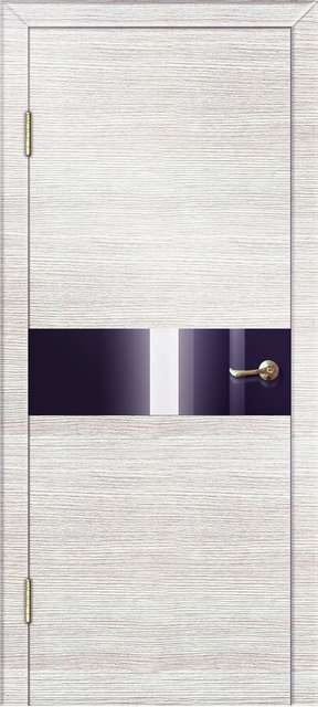 Дверная Линия Межкомнатная дверь 501 Черный и Белый, арт. 1194 - фото №1
