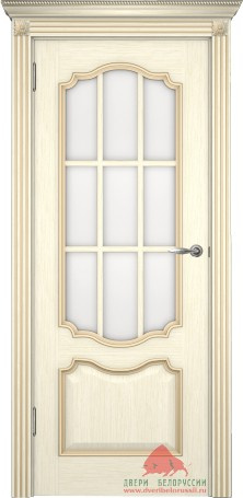 Двери Белоруссии Межкомнатная дверь Престиж ПО с решеткой, арт. 2015 - фото №1