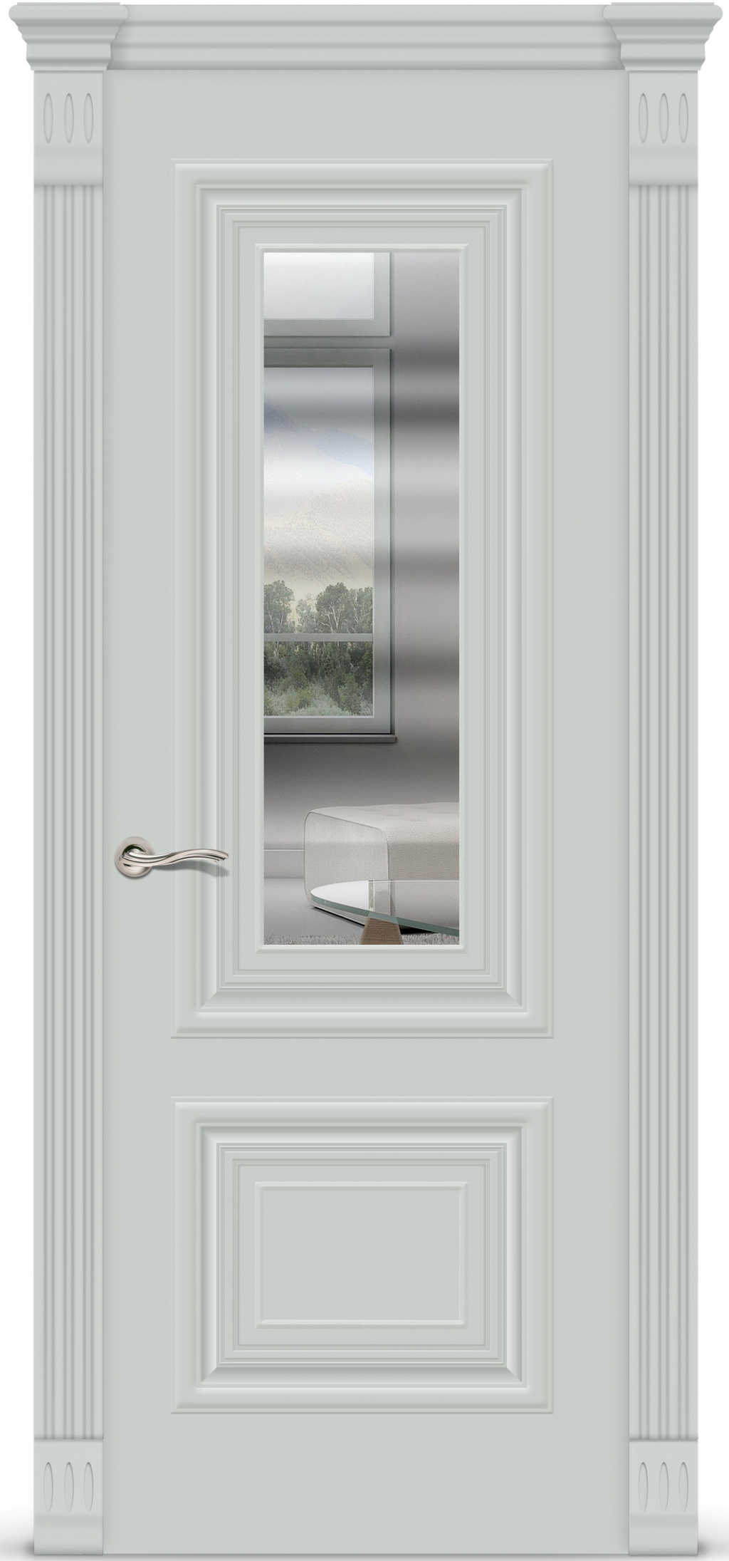 СитиДорс Межкомнатная дверь Мартель 1 Зеркало, арт. 6546 - фото №6