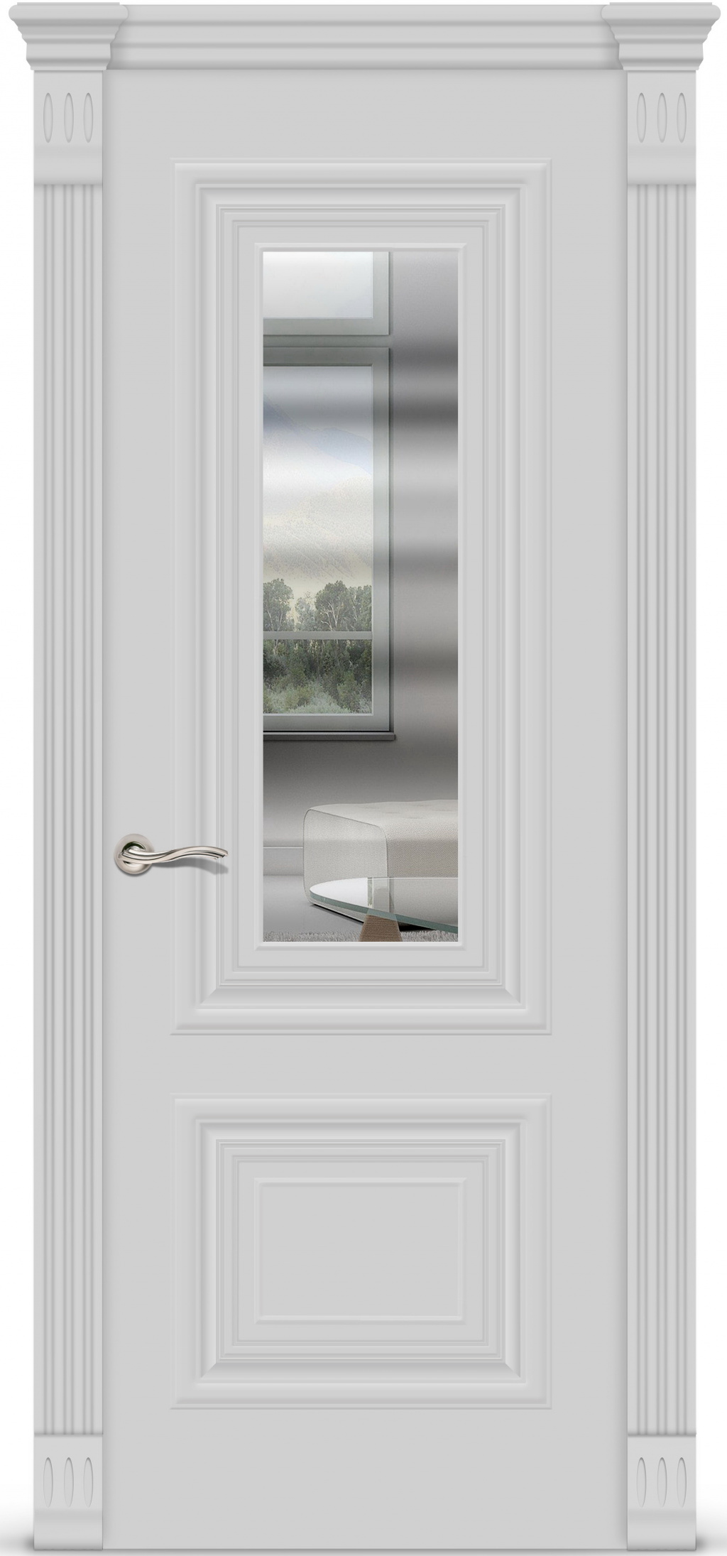 СитиДорс Межкомнатная дверь Мартель 1 Зеркало, арт. 6546 - фото №4