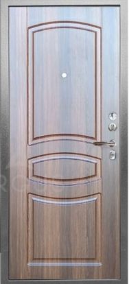 Входная металлическая дверь Аргус Да61 Коньяк-статус 2 замка 2мм металл (Антик серебро + МДФ)